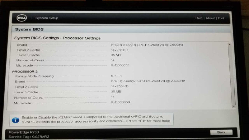 Dell Poweredge R730 2x Xeon E5-2690 V4 @ 2.60ghz / 64gb ram / see notes# #