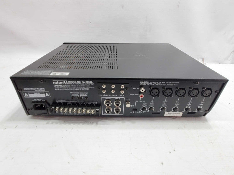 Interm PA-2000A Public Address Amplifier |
