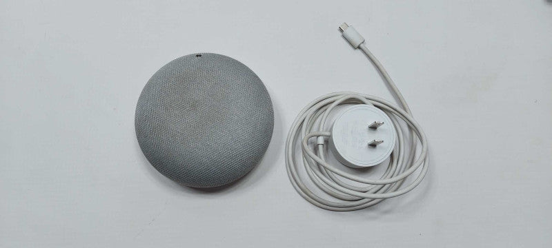 Google Home Mini Chalk W/AC Adapter Model HOA $