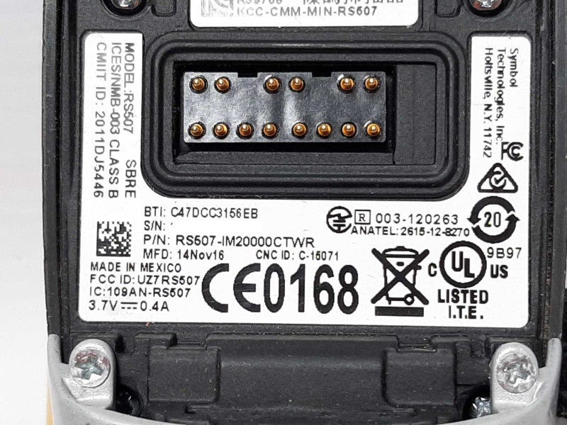 Motorola Symbol RS507-IM20000CTWR Ring Scanner 1D Corded +