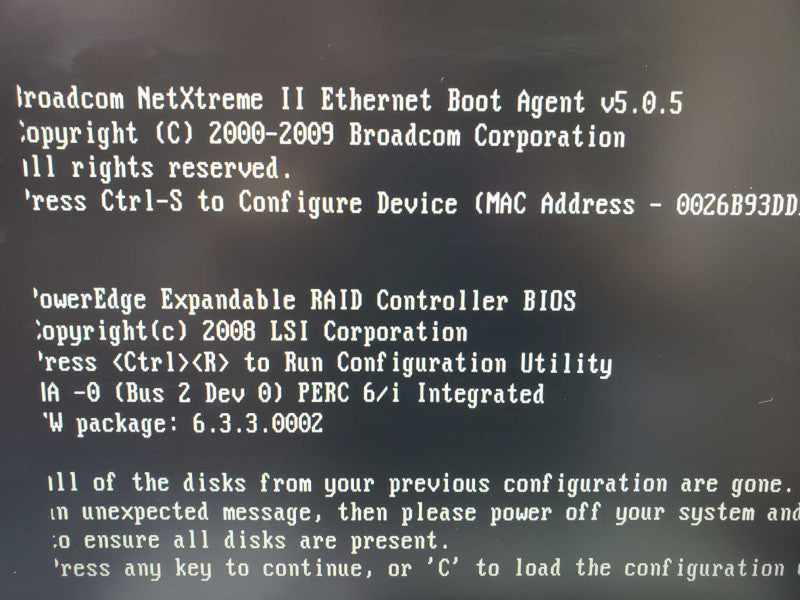 Dell PowerEdge R510 Xeon E5530 2.4GHz 6GB ECC DDR3 RAID PERC 6/i 2 PSU [