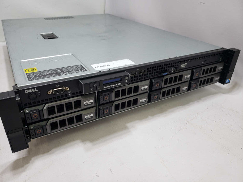 Dell PowerEdge R510 Xeon E5530 2.4GHz 6GB ECC DDR3 RAID PERC 6/i 2 PSU [