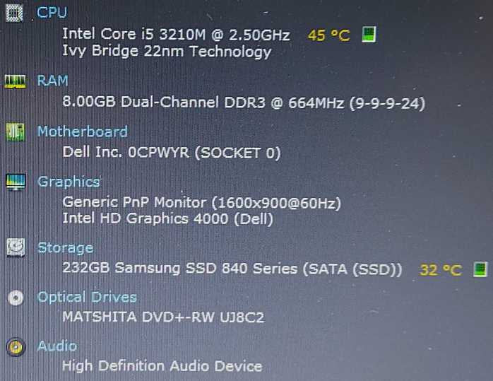 Dell Latitude E6430 i5-3210M 2.5GHz 8GB RAM 250GB SSD 14.1\\" $