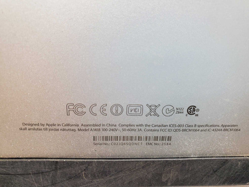 Apple iMac A1418 21.5\\" Intel Core i5-3470S @ 2.9GHz 8GB 1TB HDD GT 650M 512MB )