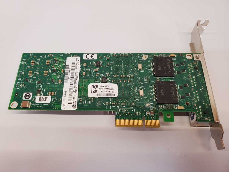 HP NC364T PCI-E 4-Port Gigabit Server Adapter High Profile (