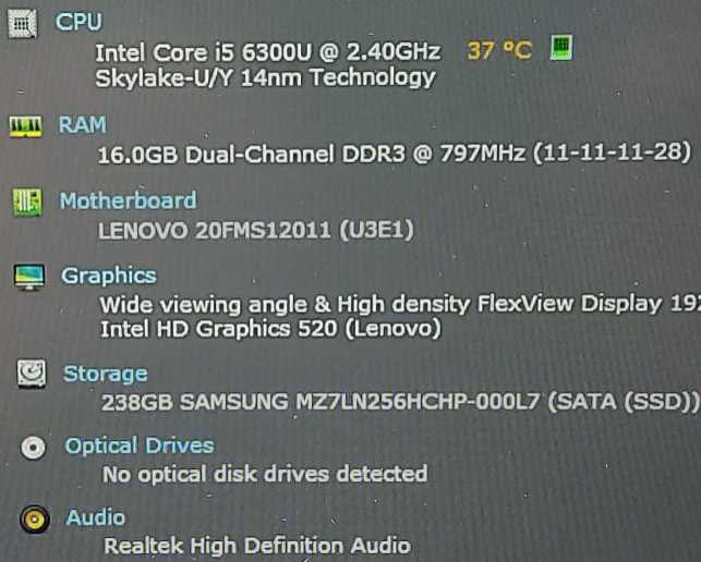 Lenovo ThinkPad T460 i5-6300U 2.4Ghz 16GB RAM 256Gb SSD 14\\" $