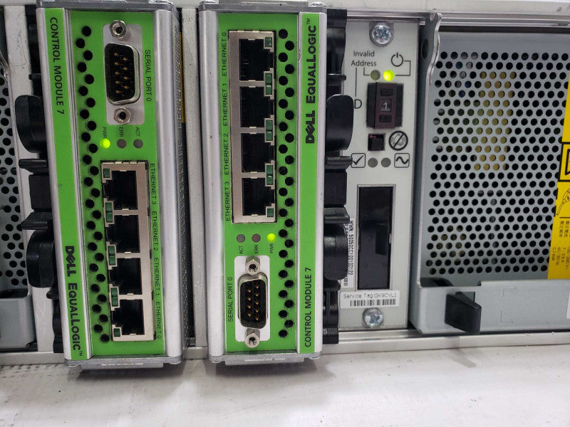 DELL EqualLogic PS6000 E01J 2x Control Module 7 16 Bay Storage [