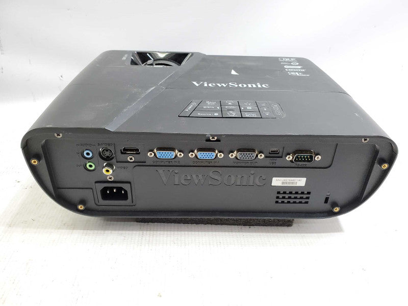 ViewSonic PJD 5155c 3300 Lumens SVGA DLP Projector with HDMI 1598h used )