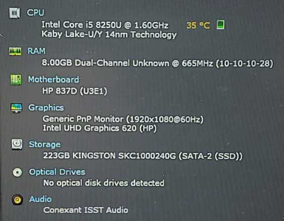 HP ProBook 450 G5 i5-8250U 8GB 240GB SSD 15.6\\"  $