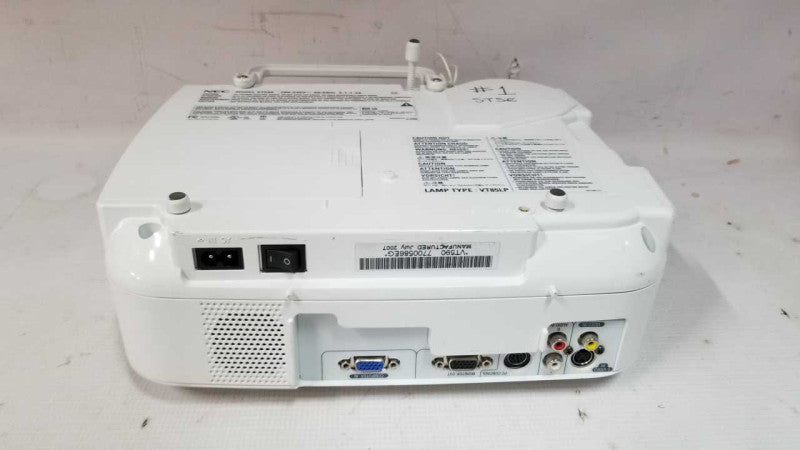 NEC VT590 projector / vga / 88% Lamp life remaining / see below #