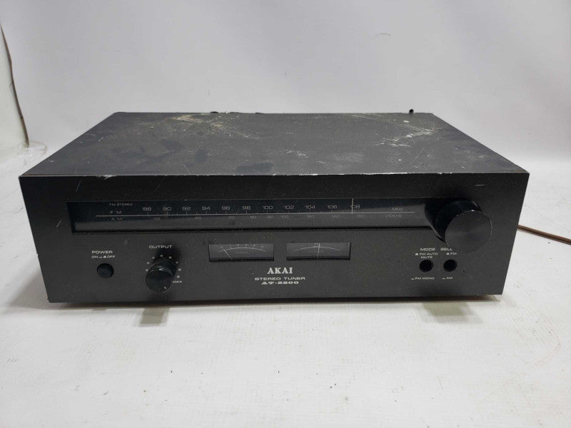 VINTAGE AKAI STEREO TUNER AT-2200(READ) [
