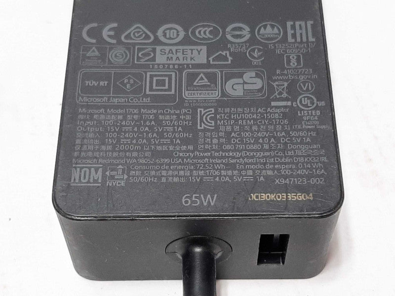 Microsoft Surface 1706 AC Adapter  +