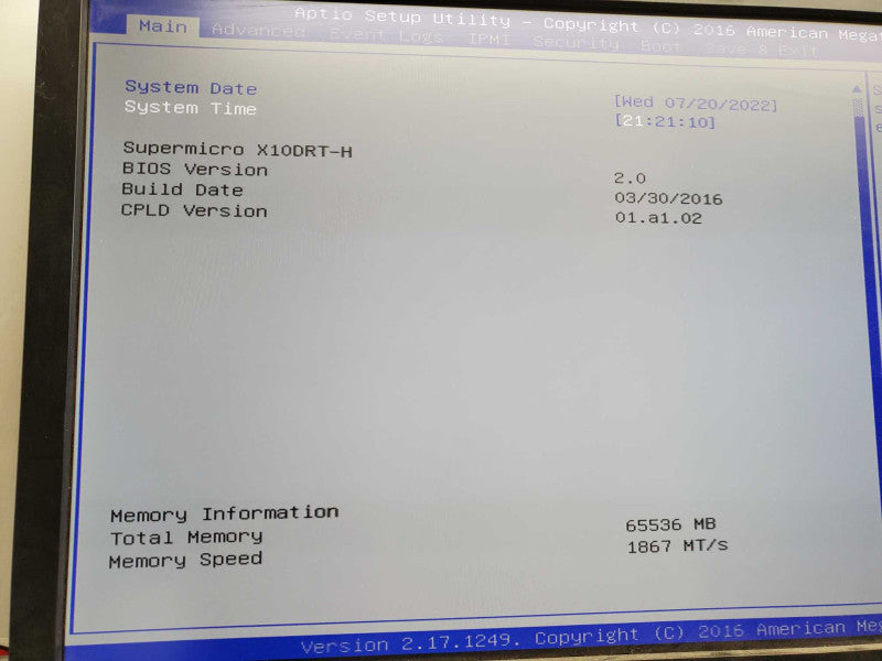 Rubrik R334 CSE-827 X10DRT-H 4 Node, Xeon E5-2630 v3 @2.4GHz 64GB DDR4 2xPSU )