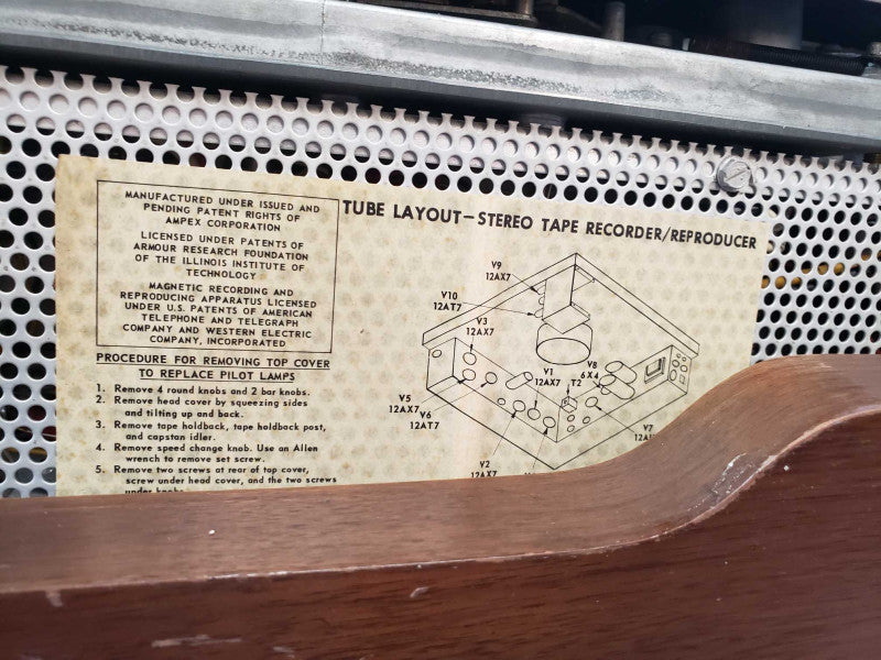 Tube Layout-Stereo Tape Recorder [
