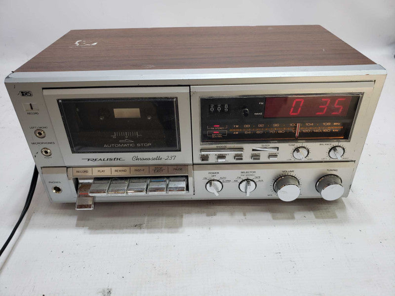 Realistic Chronomatic 237 Digital AM/FM Alarm Clock Radio 12-1543 [