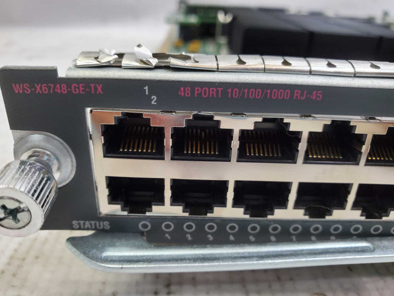 Cisco WS-X6748-GE-TX, 48-Port, Gigabit Ethernet Module w/ WS-F6700-DFC3B )