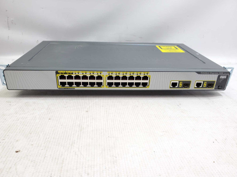 Cisco Catalyst Express WS-CE500-24LC 24 x 10/100 4 x PoE Ethernet Switch )