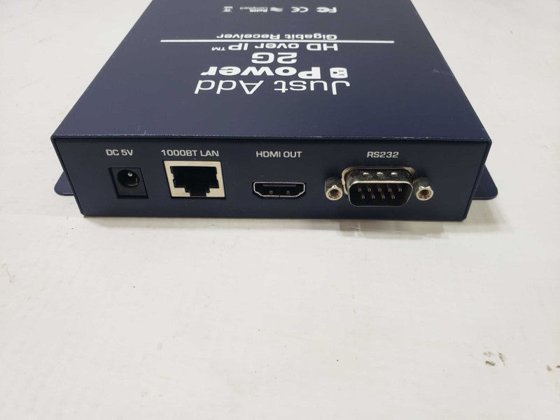 Just Add Power 2G HD over IP Gigabit Receiver [