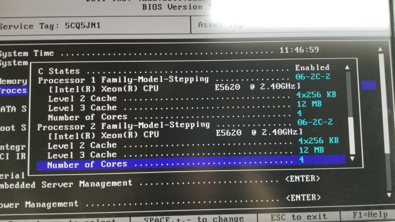 dell poweredge T410 2x Xeon E5620 @ 2.40ghz / 16gb ram / SAS1068E-IR #