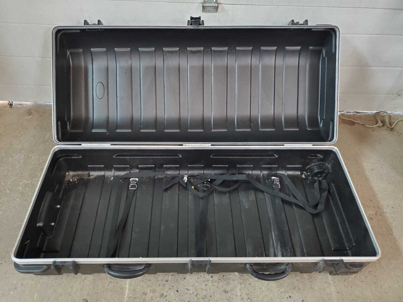 SKB Orange California Storage Transport Instrument Case 50x20x12 Black w/ Whee |