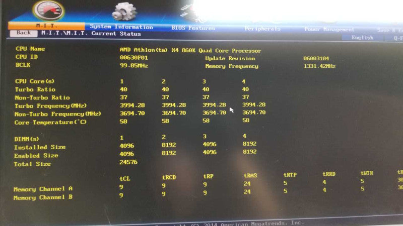 server-style PC AMD Athlon X4 860k @ 4ghz / 24gb ram / radeon 7000 gpu #