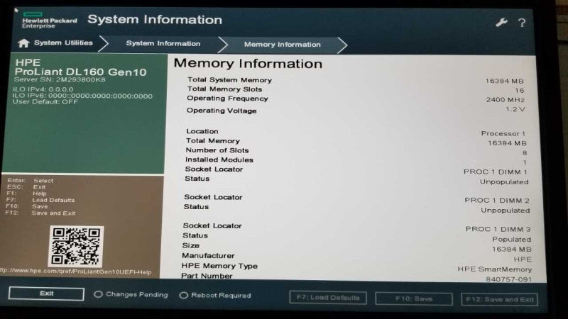 HPE Proliant DL160 Gen10 Xeon Silver 4110 @ 2.10ghz / 16gb ram / see notes #