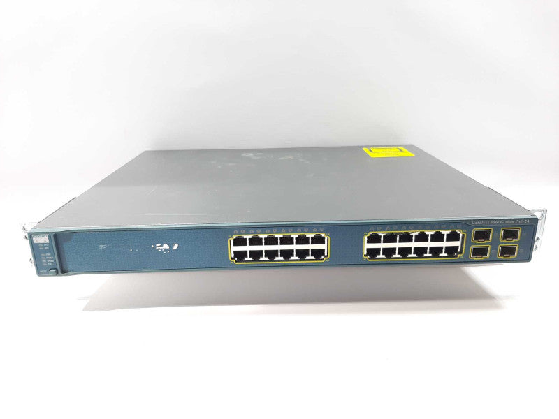 Cisco WS-C3560G-24PS-S â¢ 24-Port PoE 3560G Gigabit Switch, FACTORY RESET ~