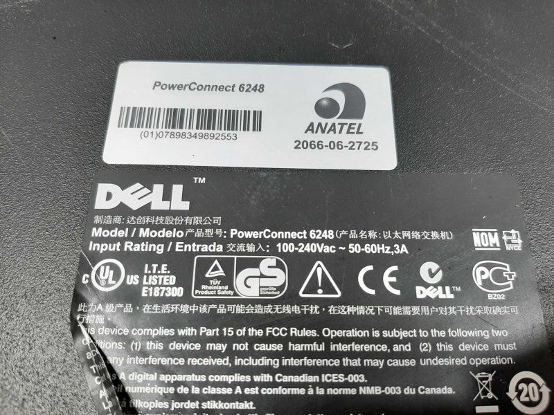 Dell PowerConnect 6248 48-Port Ethernet Switch 4 SFP Ports Gigabit  ~