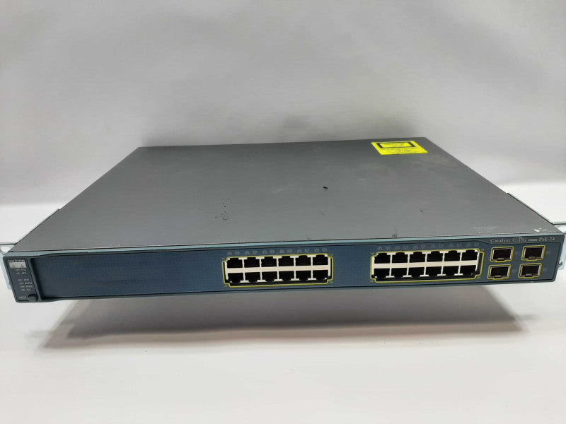 Cisco WS-C3560G-24PS-S â¢ 24-Port PoE 3560G Gigabit Switch, FACTORY RESET, ~