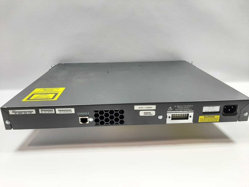 Cisco WS-C3560G-24PS-S â¢ 24-Port PoE 3560G Gigabit Switch, FACTORY RESET, ~