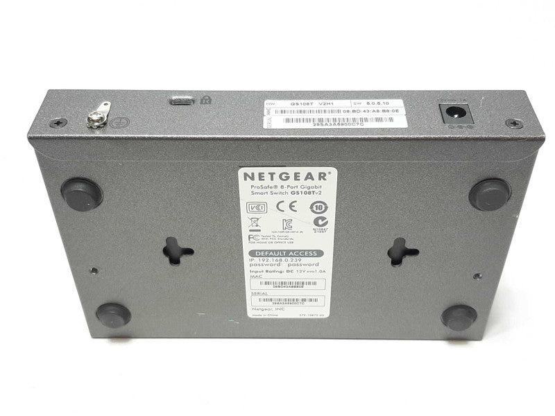 NetGear ProSafe GS108T V2H1 8-Port Gigabit Ethernet Switch +