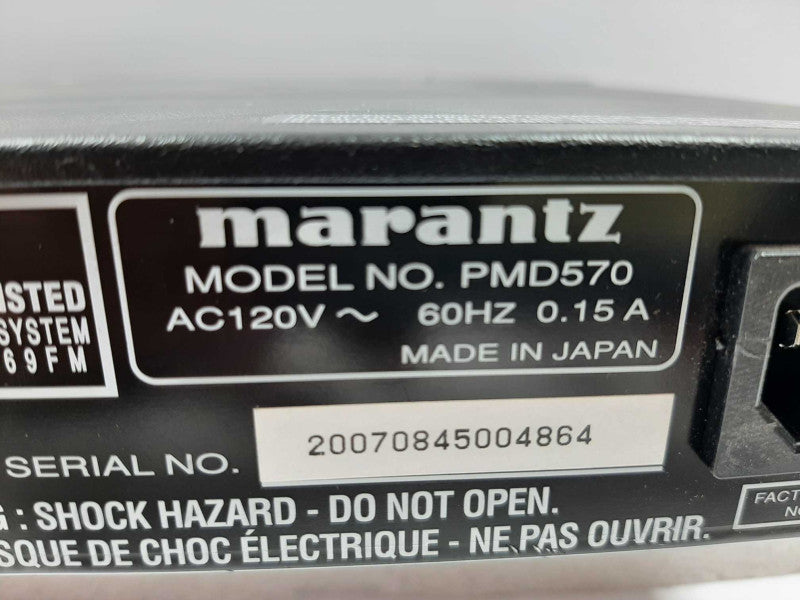 Marantz PMD570 Compact Flash Recorder ~