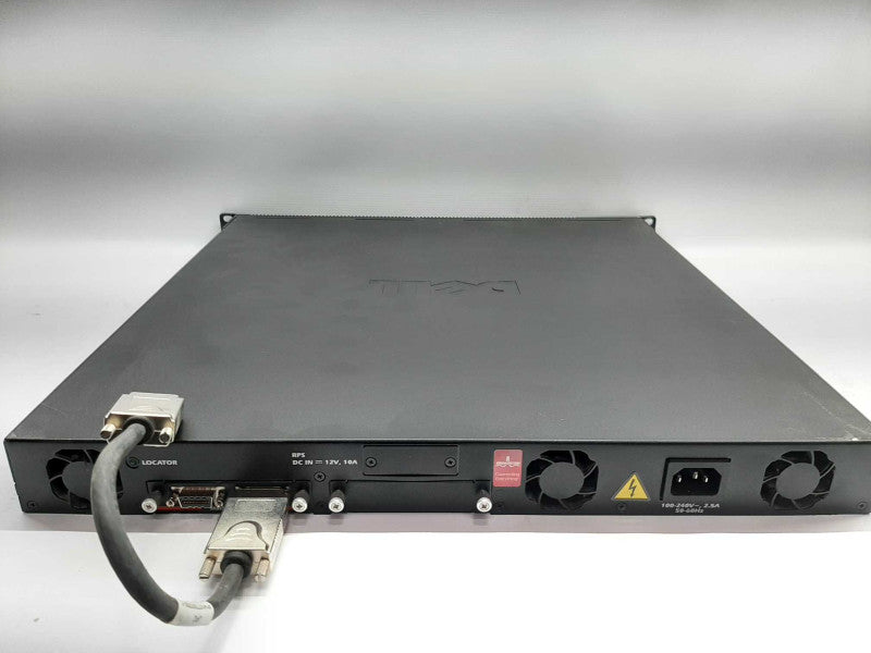 Dell Powerconnect 7024 24 Port PoE Ethernet Switch w/ 10G Stacking Module ~