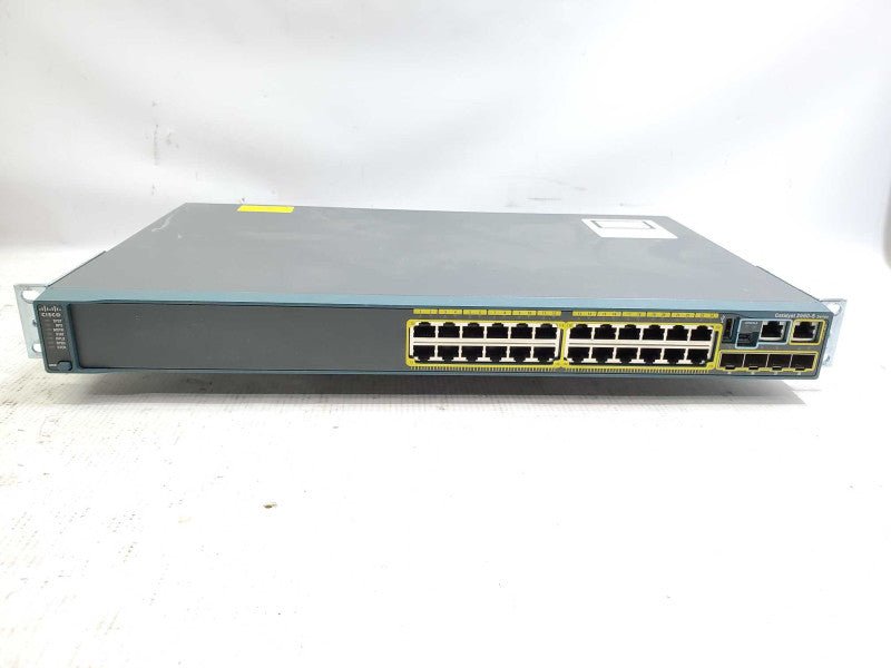 Cisco Catalyst WS-C2960S-24TS-L V03 24-Port Gigabit Managed Switch PoE )