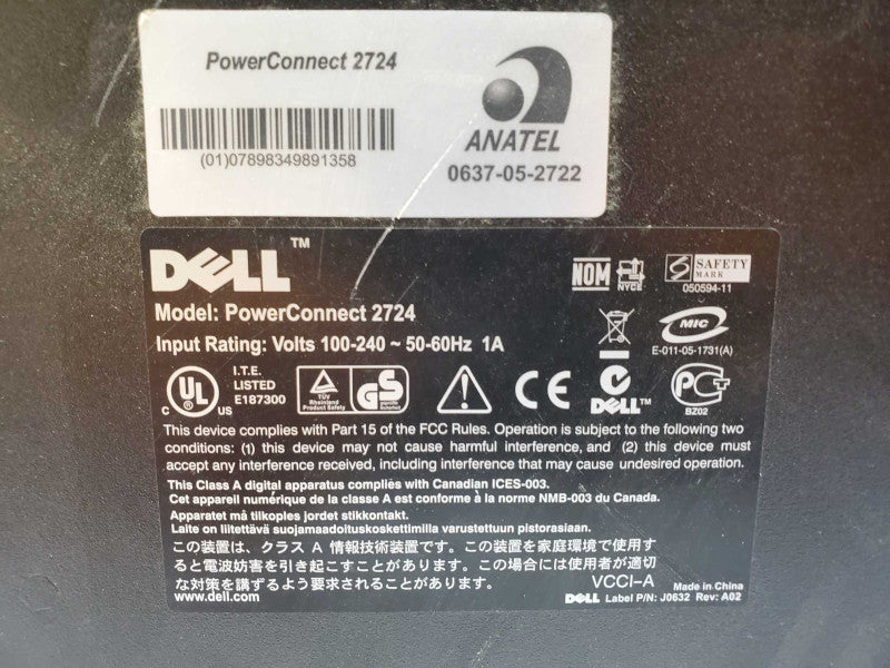 Dell powerconnect 2724 Gb 24 Ports Network Switch (