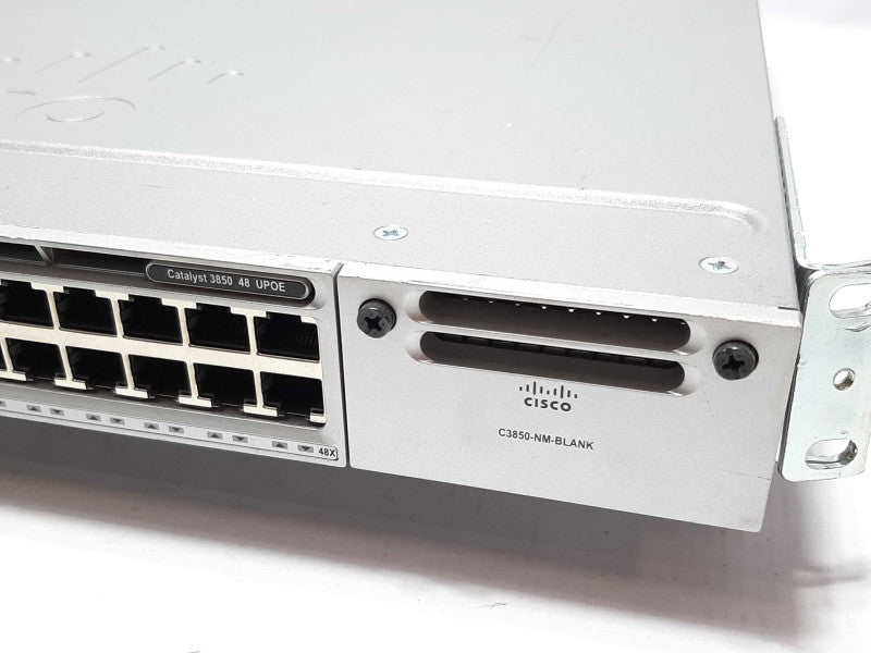 Cisco Catalyst 3850 Network Switch No Module Factory Reset +