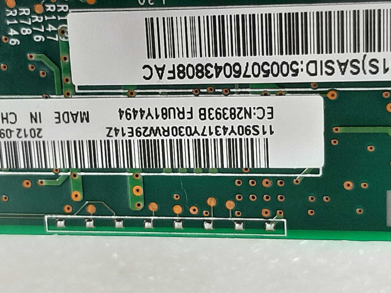IBM 81Y4494 H1110 SAS-2 6Gbps HBA LSI 9211-4i P20 IT Mode for ZFS FreeNAS  ~