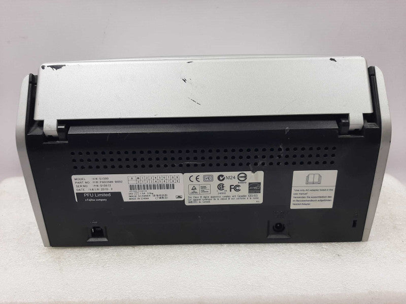 Fujitsu ScanSnap S1500 Color Duplex Document Scanner PA03586-B002 ~