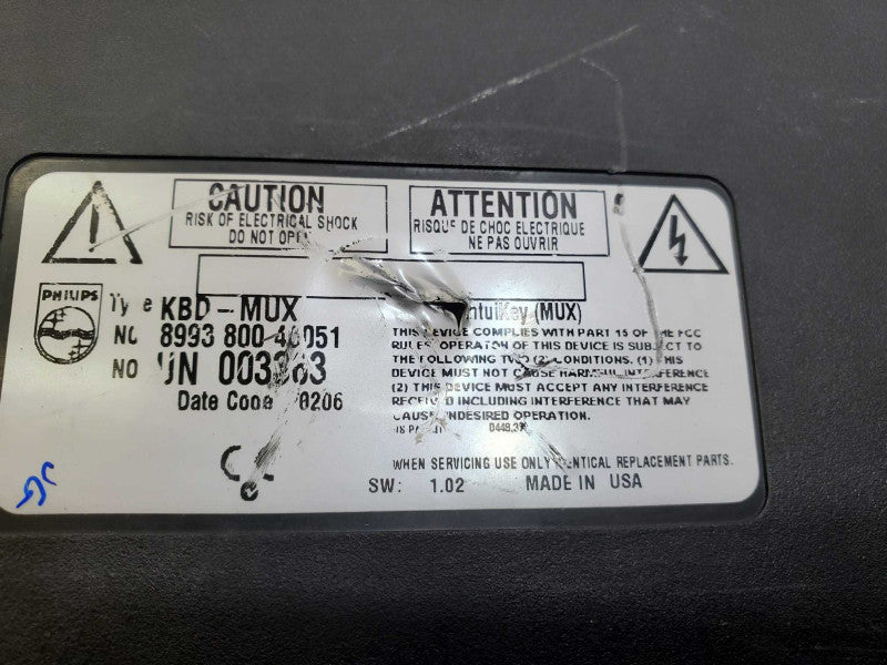 Philips KBD-MUX  IntuiKey Controller Console _ for Parts )