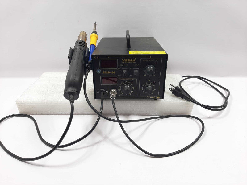 YIHUA 852D+SE SMD ESD Safe 2 in 1 Soldering Iron Hot Air Rework Station Â°C ~
