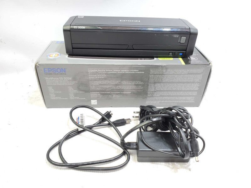 Epson WorkForce ES-300W J391A Wireless Color Document Scanner )