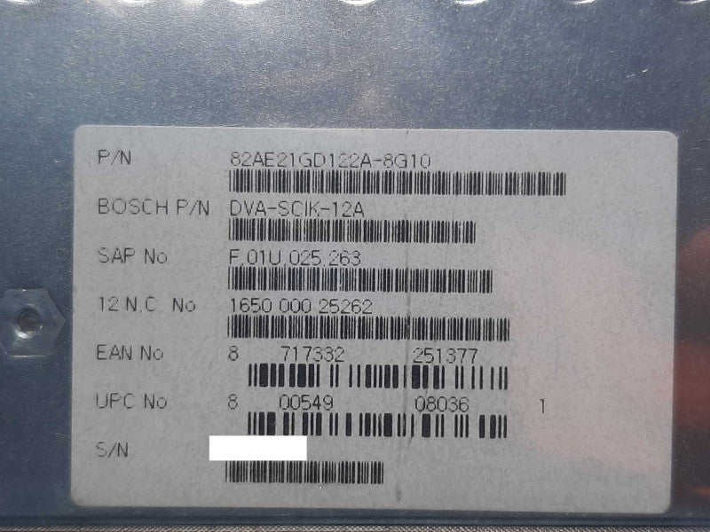 DVA-SCIK-12A BOSCH CONTROLLER DVA-12T +