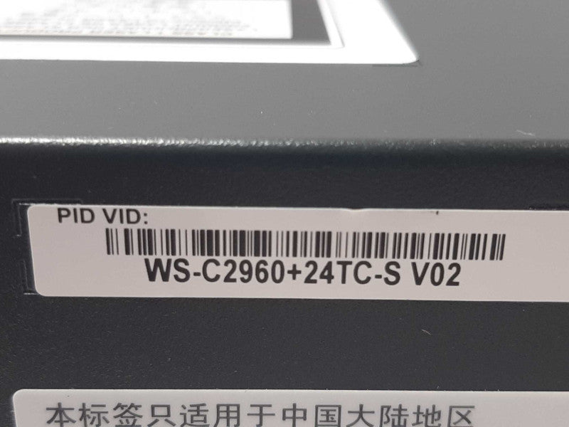 Cisco WS-C2960+24TC-S Catalyst 2960 Plus 24 Port + 2 T/SFP Network Switch ~