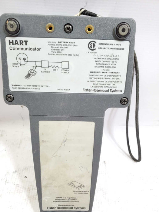 Emerson Fisher Rosemount Hart 275 275-0170-0130 Field Communicator  )