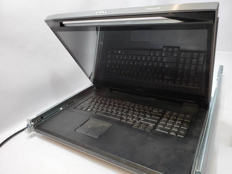 Dell DKMMLED185 18.5\\" 1U Rackmount LED KMM Console 1098-001 w/ Rails (