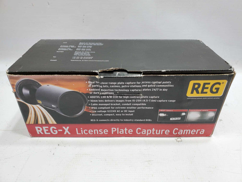 REG-X License Plate Capture Camera |