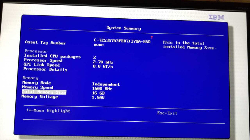 IBM System M3650 X4 2x Xeon E5-2680 @ 2.70ghz / 16gb ram / see notes #