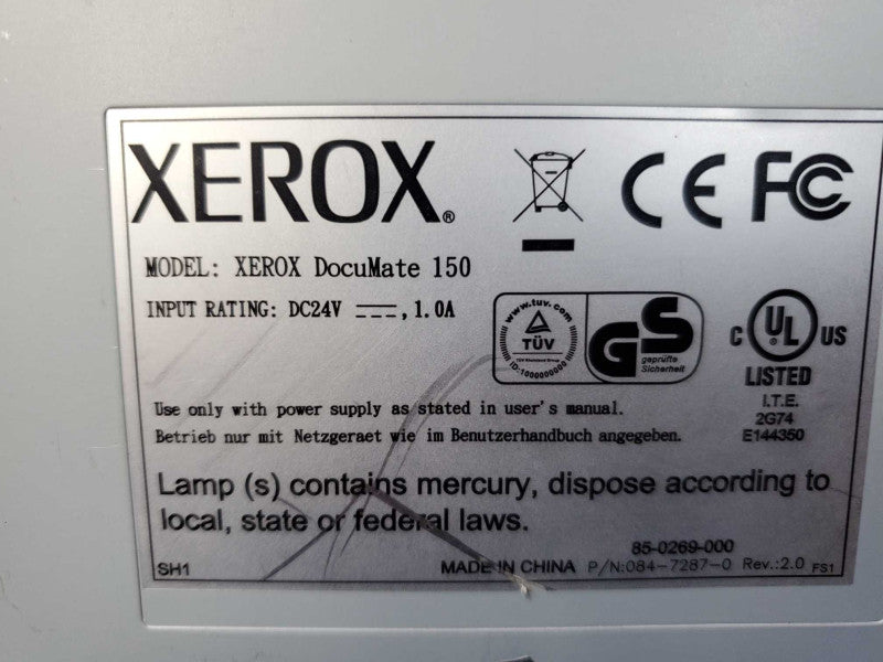 Xerox DocuMate 150 18ppm Color Simplex 8.5x36\\" Scanner )