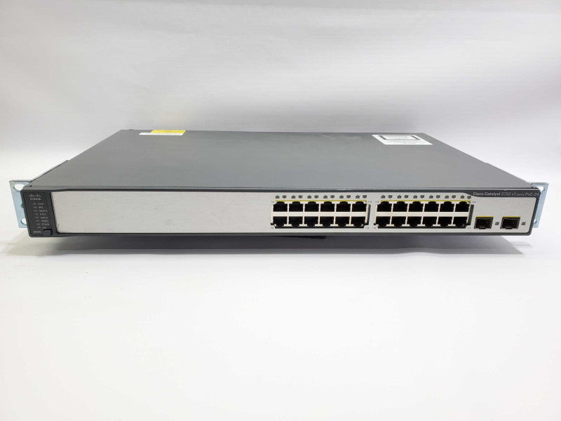 Cisco Catalyst WS-C3750V2-24PS-S V08, 24-Port PoE  Managed Ethernet Switch )