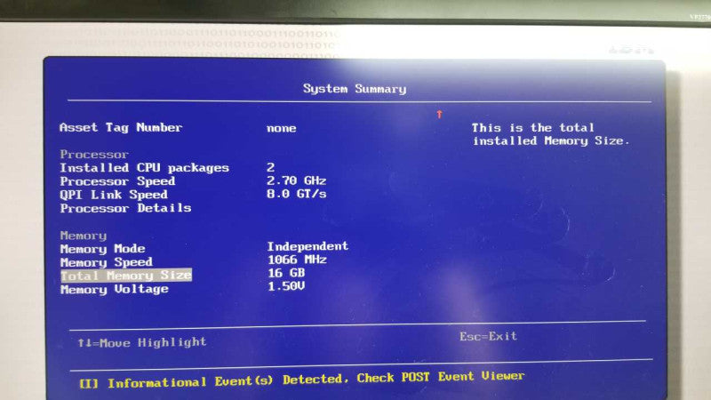 IBM system x4 2x Xeon E5-2680 @ 2.70ghz / 16gb ram / L3-25436-03A ctrl #